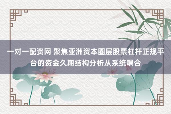 一对一配资网 聚焦亚洲资本圈层股票杠杆正规平台的资金久期结构分析从系统耦合